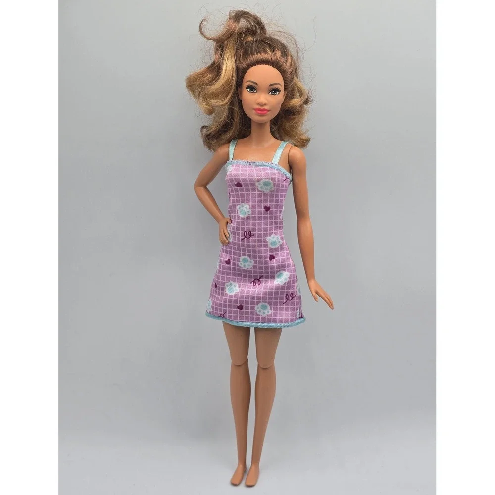 Barbie Kitty Condo Doll 2022‎ Mattel #HHB70 w/ Purple Dress Articulated